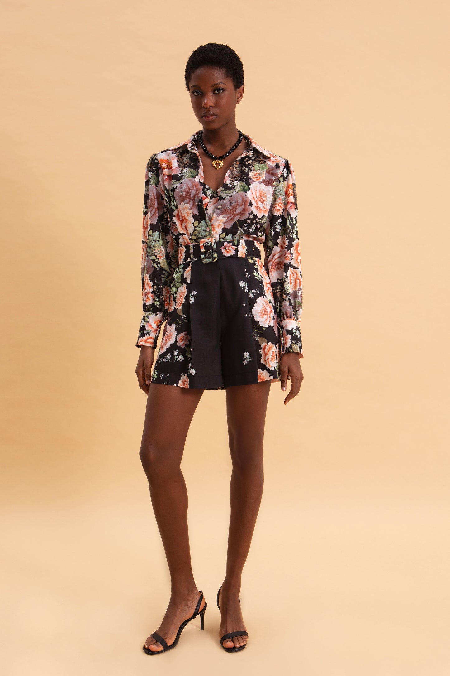 PEONIES LOVE LINEN SHIRT