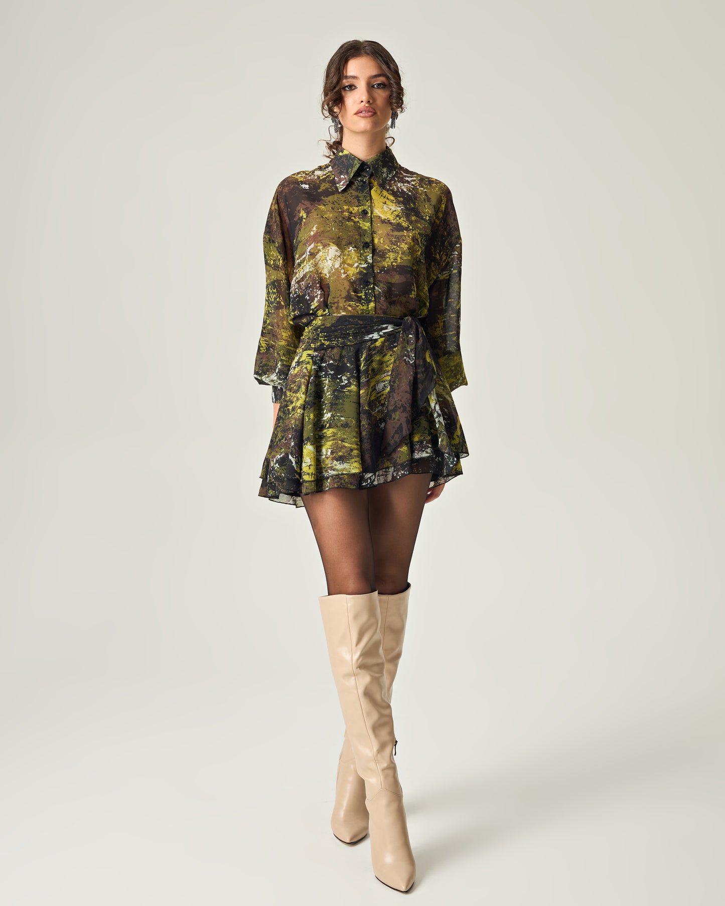 Woodland whispers mini skirt