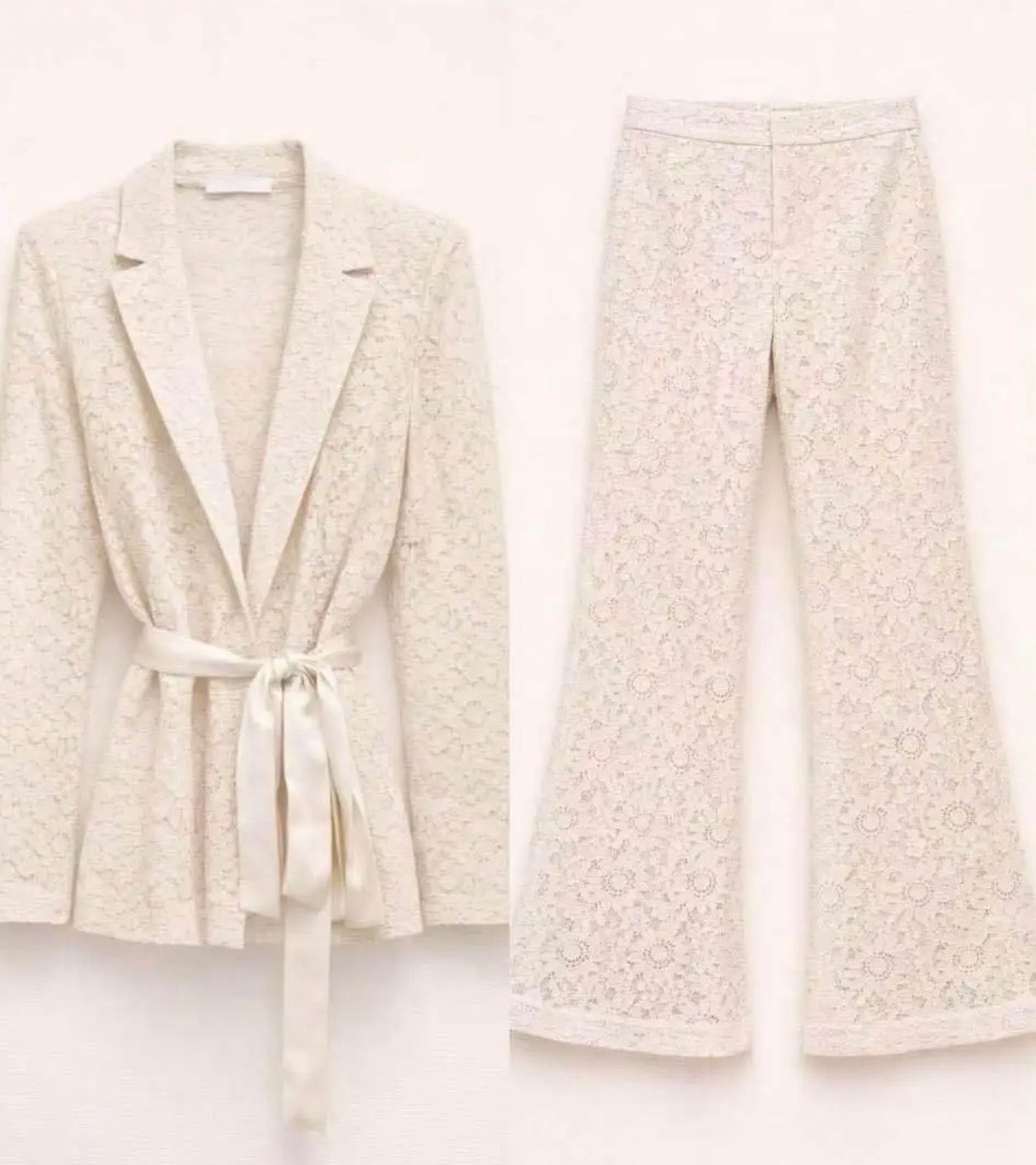 Lumina Lace Set Blazer & Pants