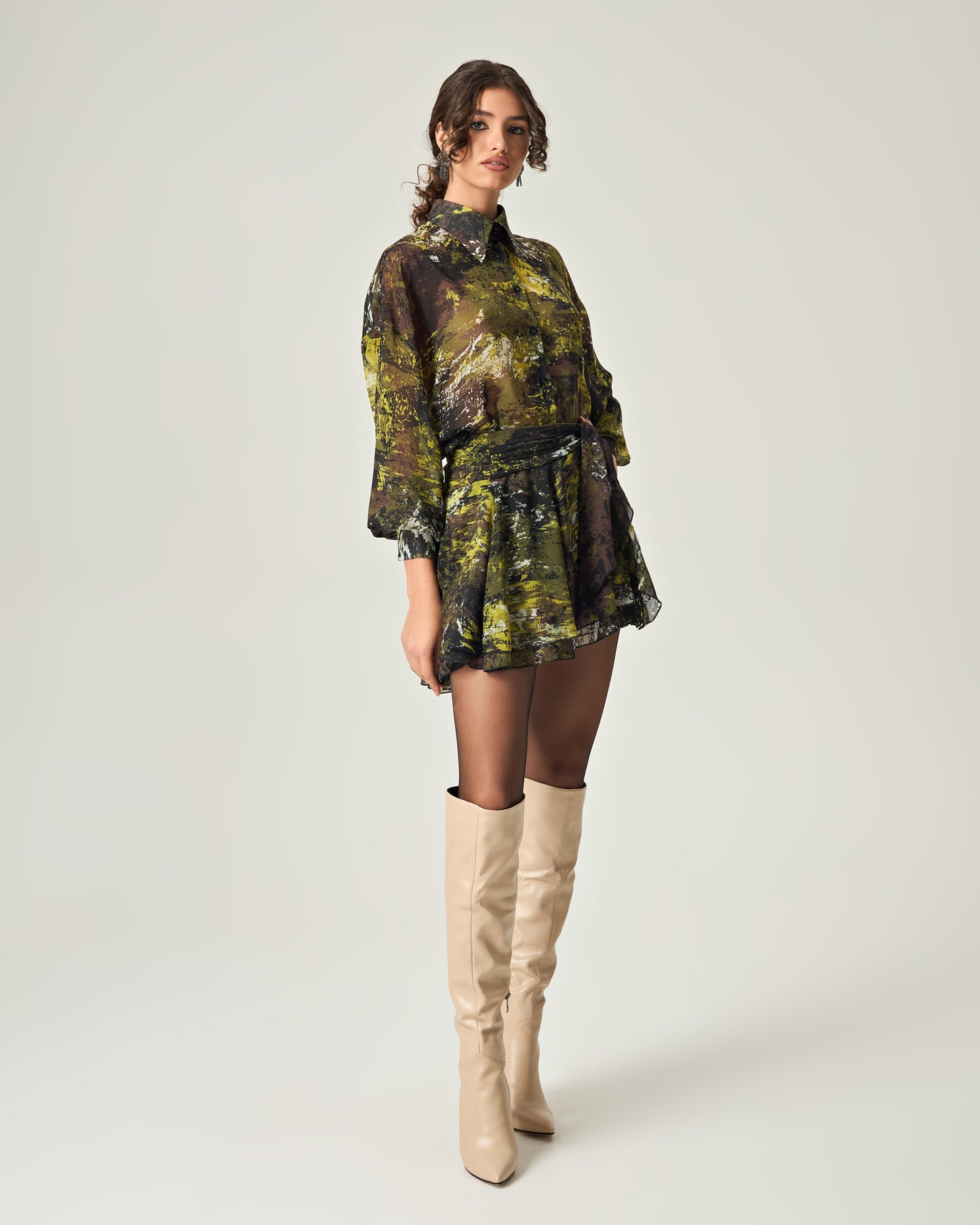 Woodland whispers mini skirt