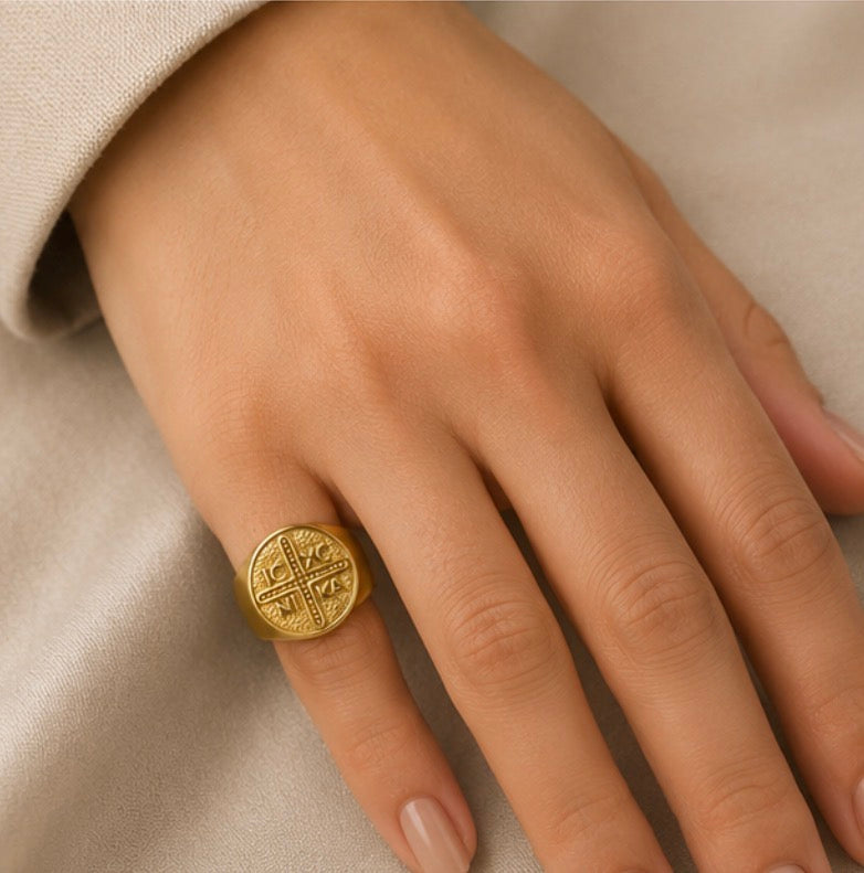 Κωνσταντινάτο Gold Ring