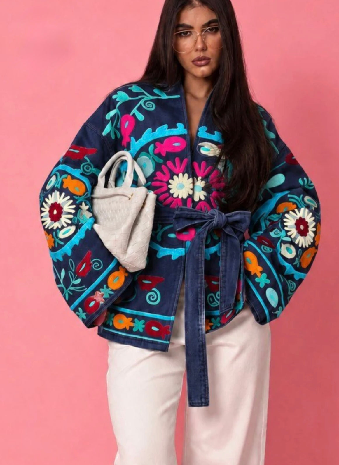 Kimono jeans jacket