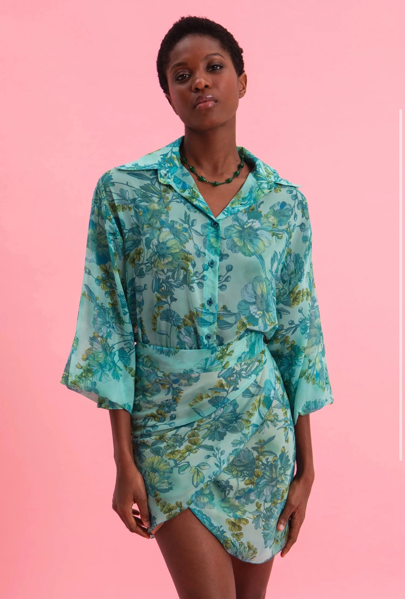BOTANICAL BREEZE OVERSIZED SHIRT