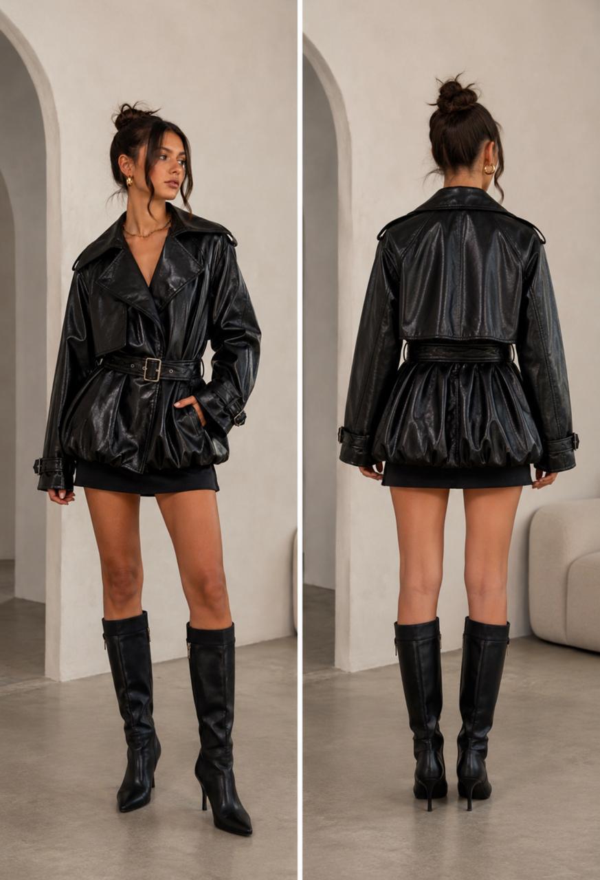 Faux Leather Jacket