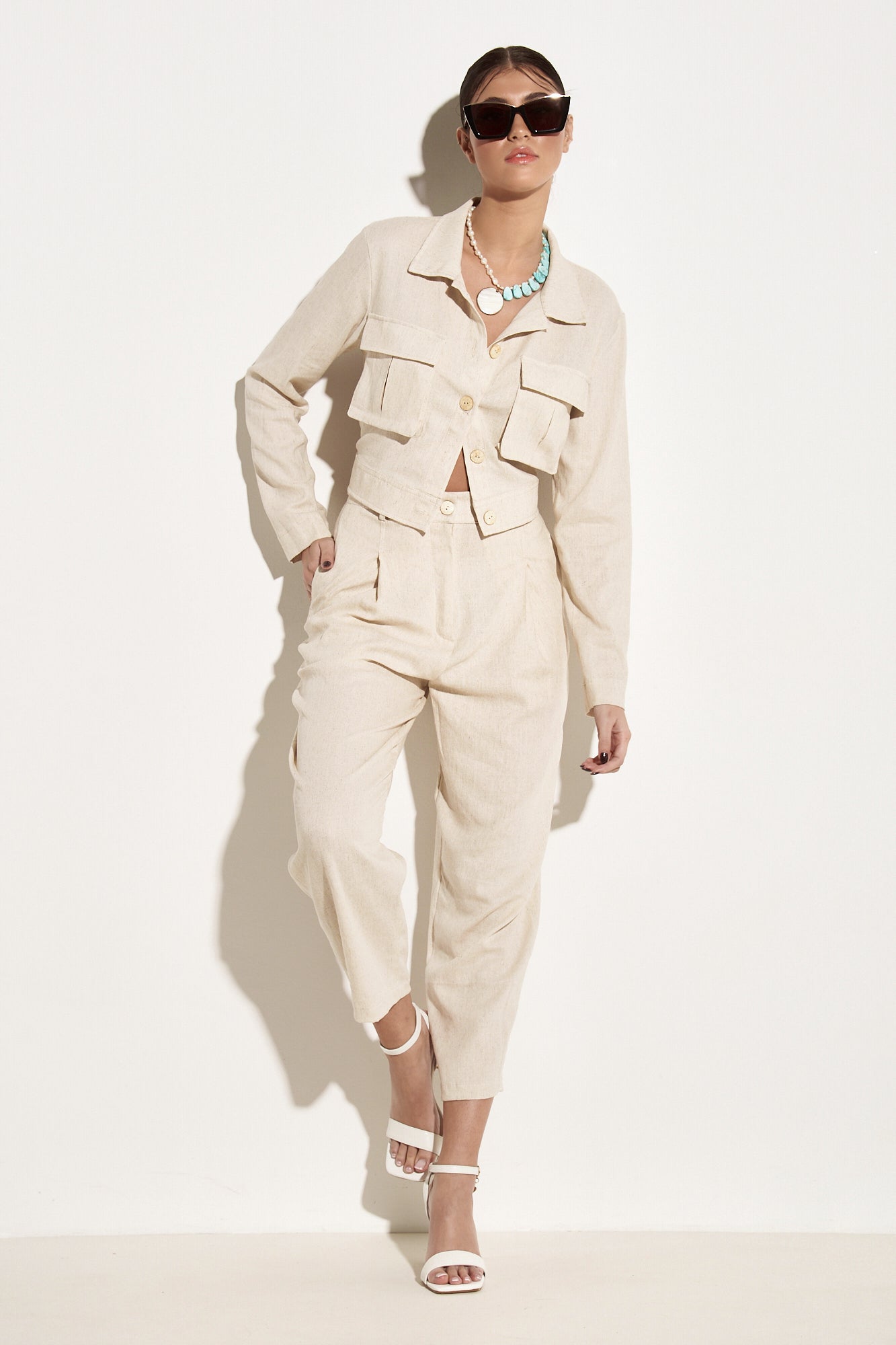 Iraida Nala linen trousers