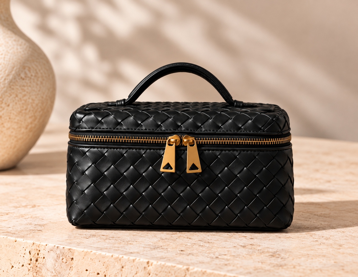 Black Woven Mini Bag – Μαύρο