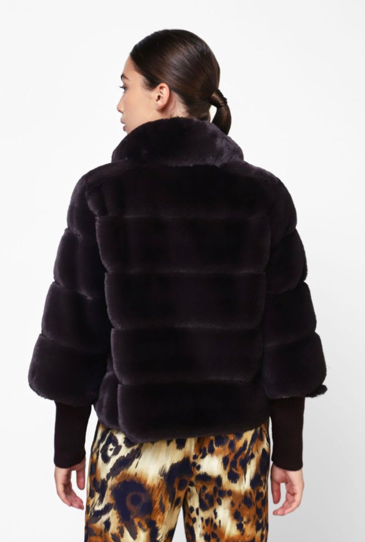 Warm faux fur jacket