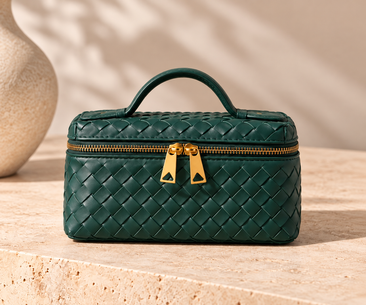Emerald Woven Mini Bag – Πράσινο