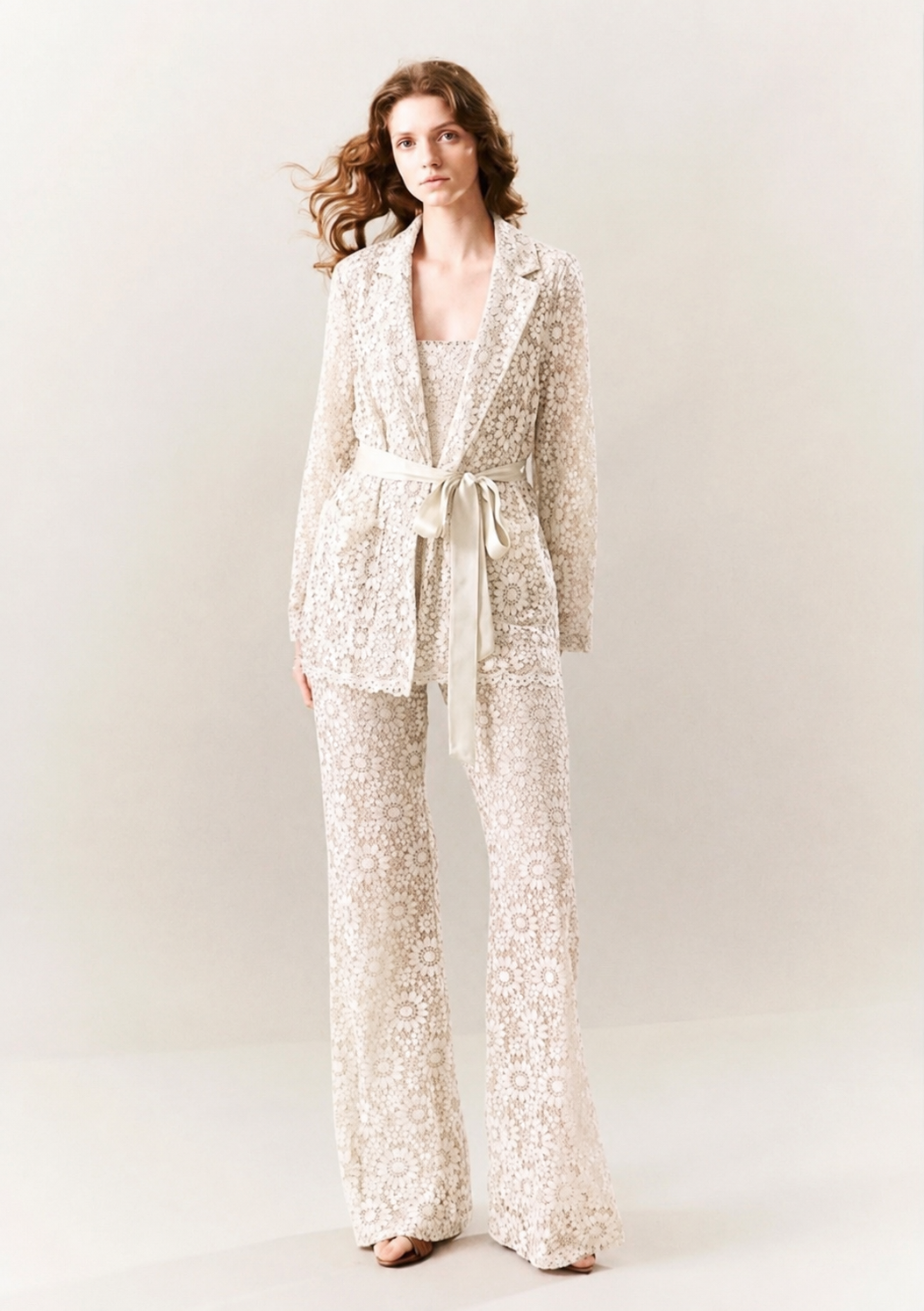 Lumina Lace Set Blazer & Pants