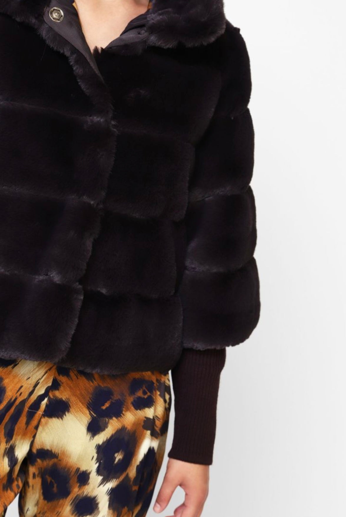 Warm faux fur jacket