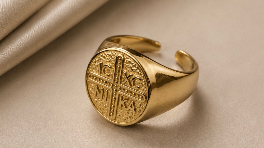 Κωνσταντινάτο Gold Ring