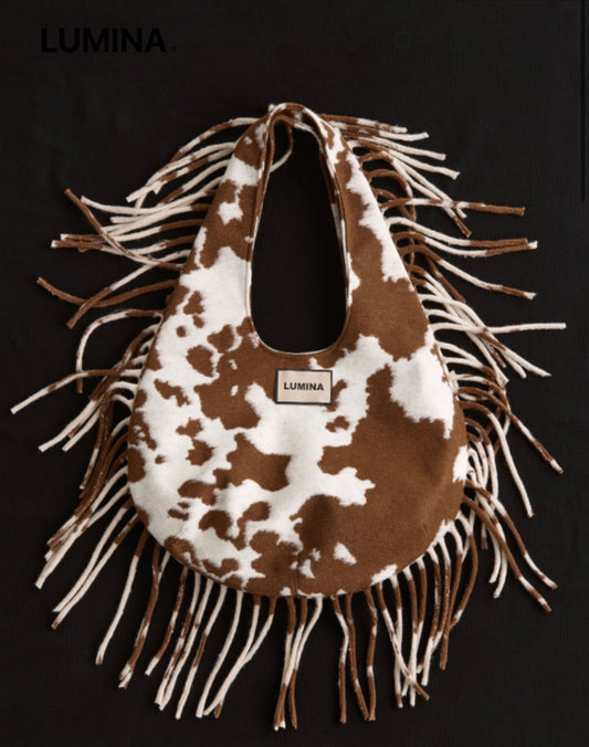 Lumina bag with fringles