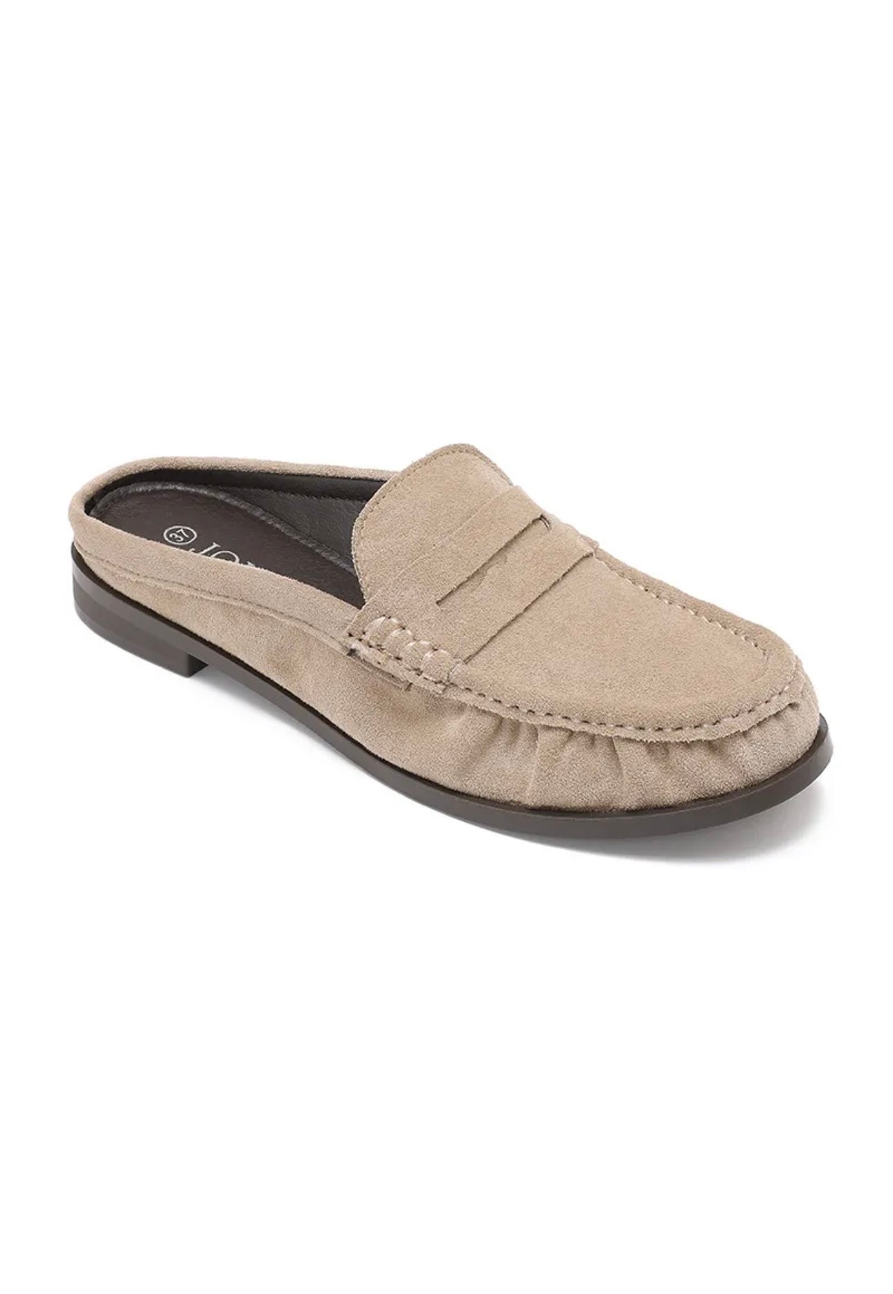 Mule khaki/creme