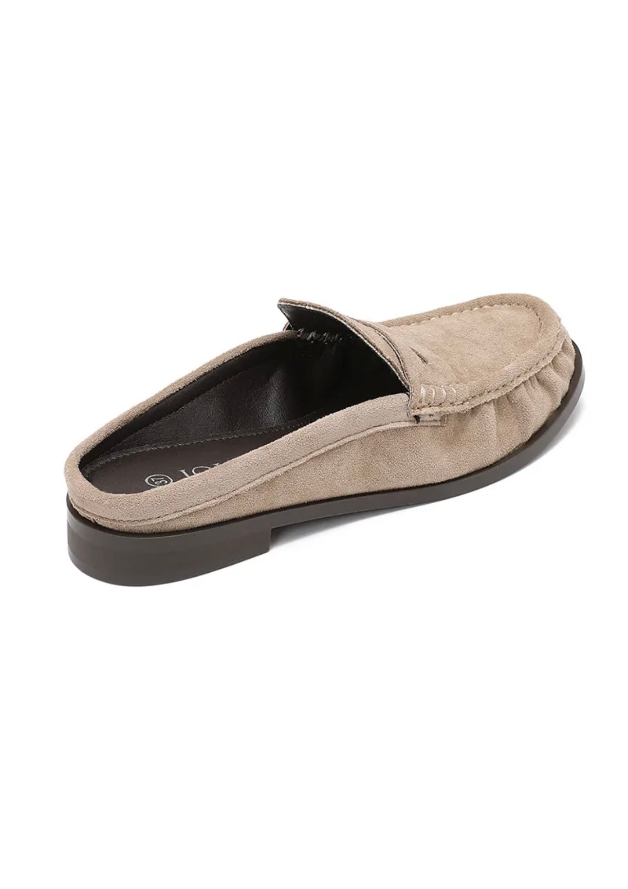 Mule khaki/creme