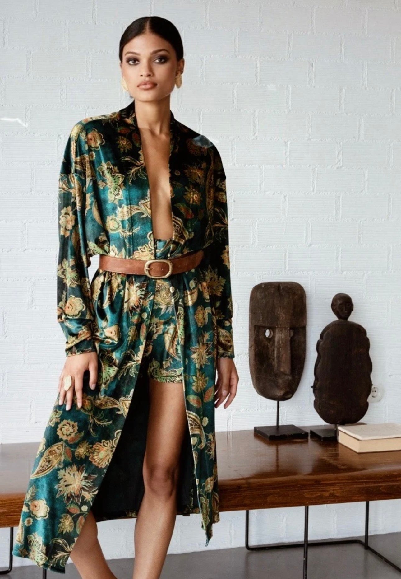 Jennifer velvet Kimono