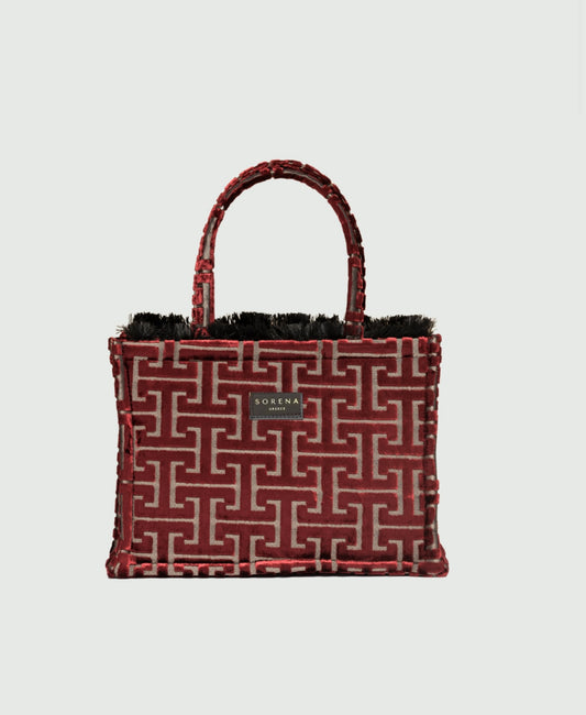 Filomeni velvet medium tote bag