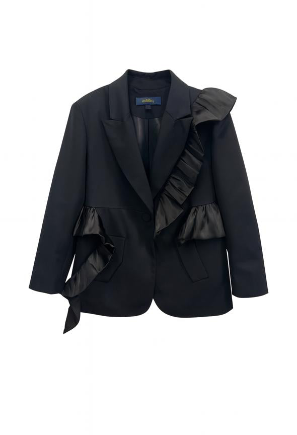 Blazer with Volants