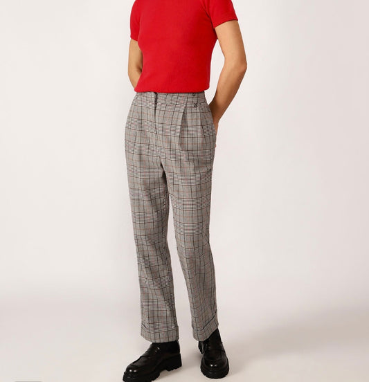 Checked trousers