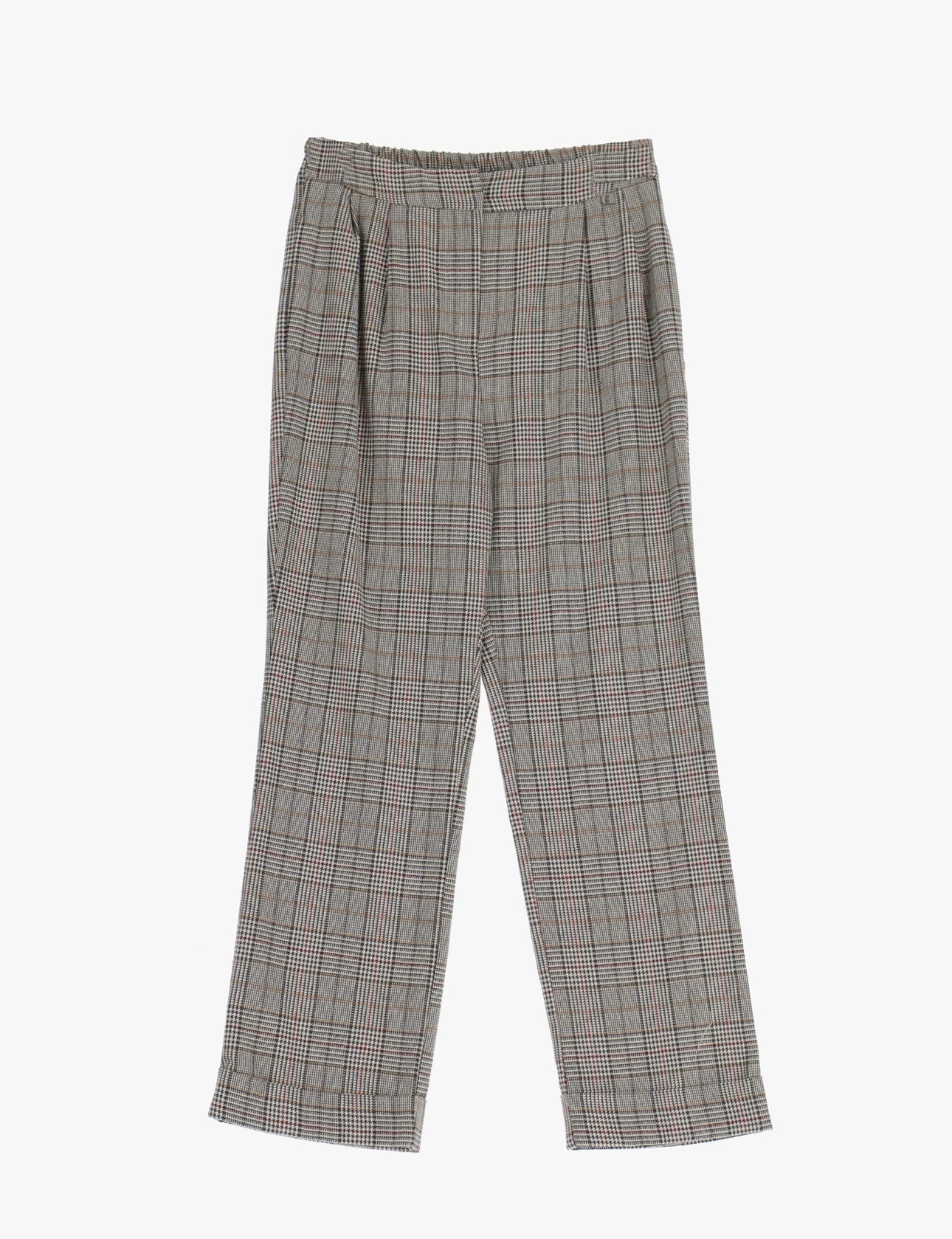 Checked trousers