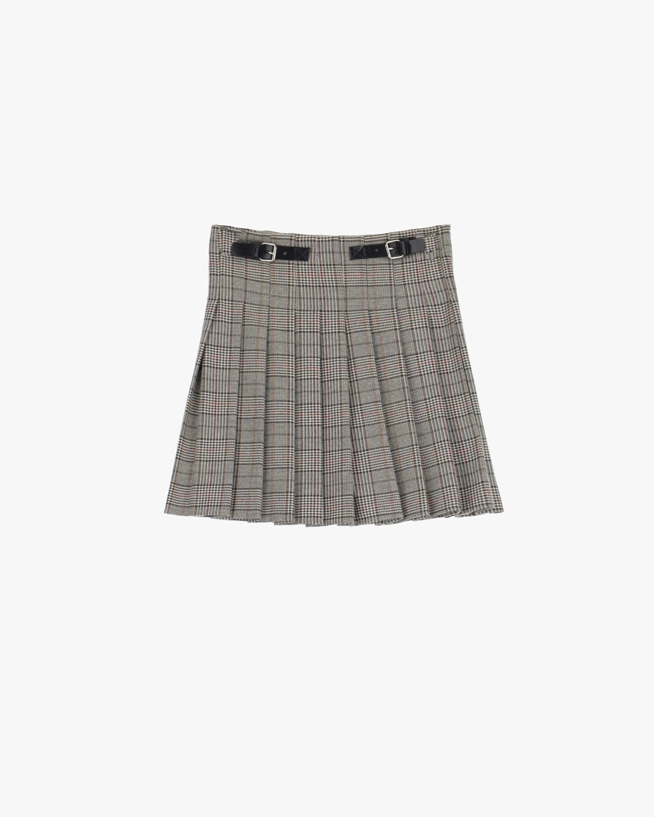 Pleated mini skirt