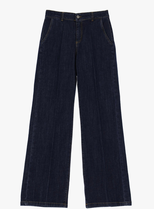 Straight leg jeans trousers