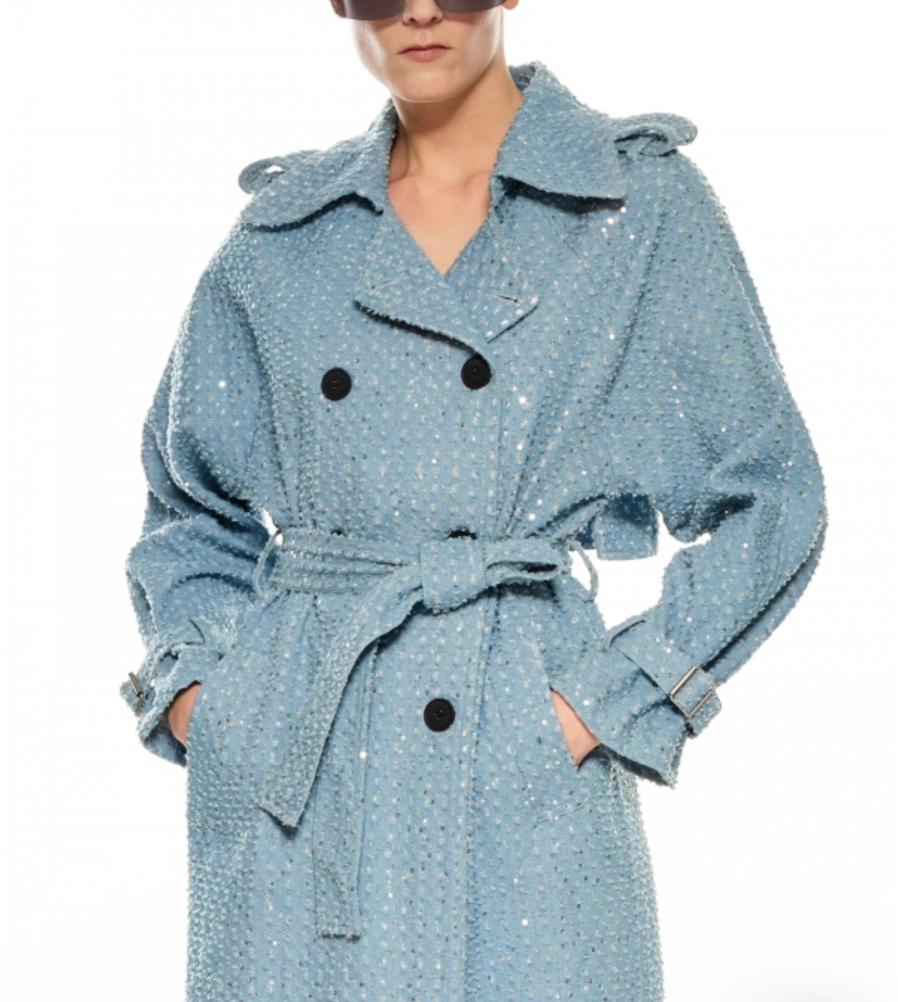 Trench coat - blue