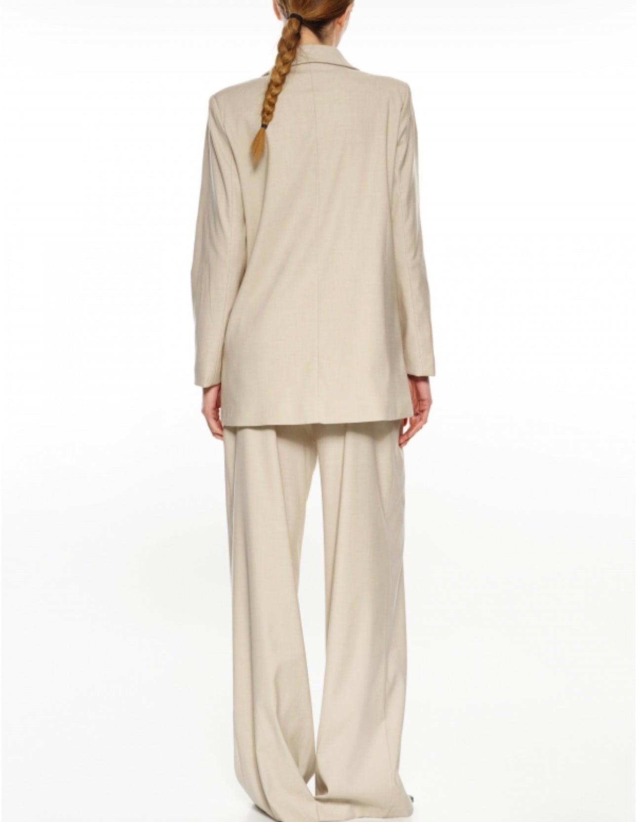 Suit blazer and pants (beige)