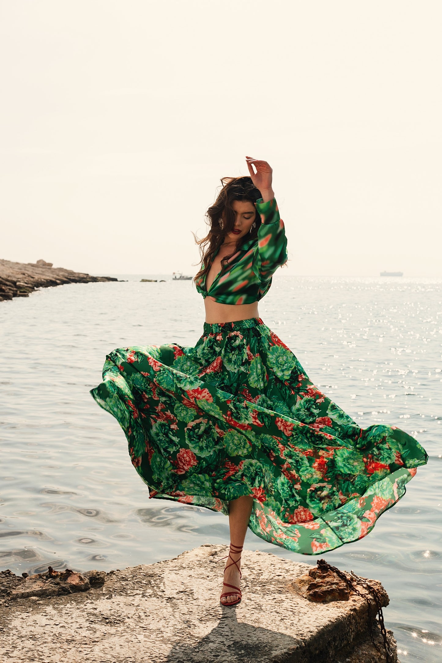 Tropic maxi skirt