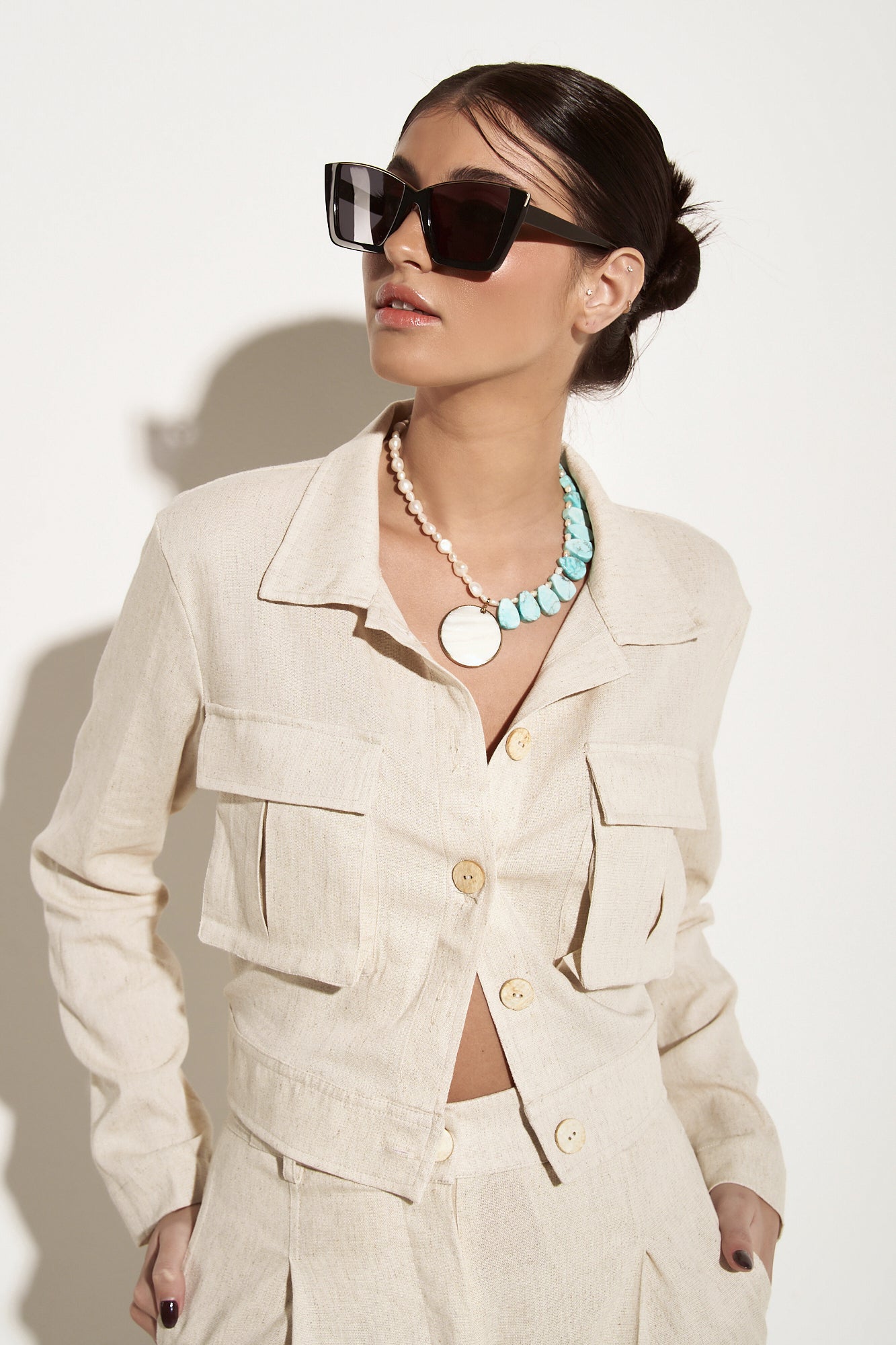 Nala linen blazer