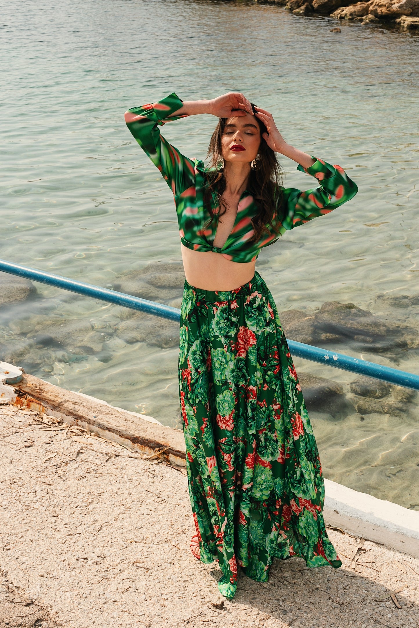 Tropic maxi skirt