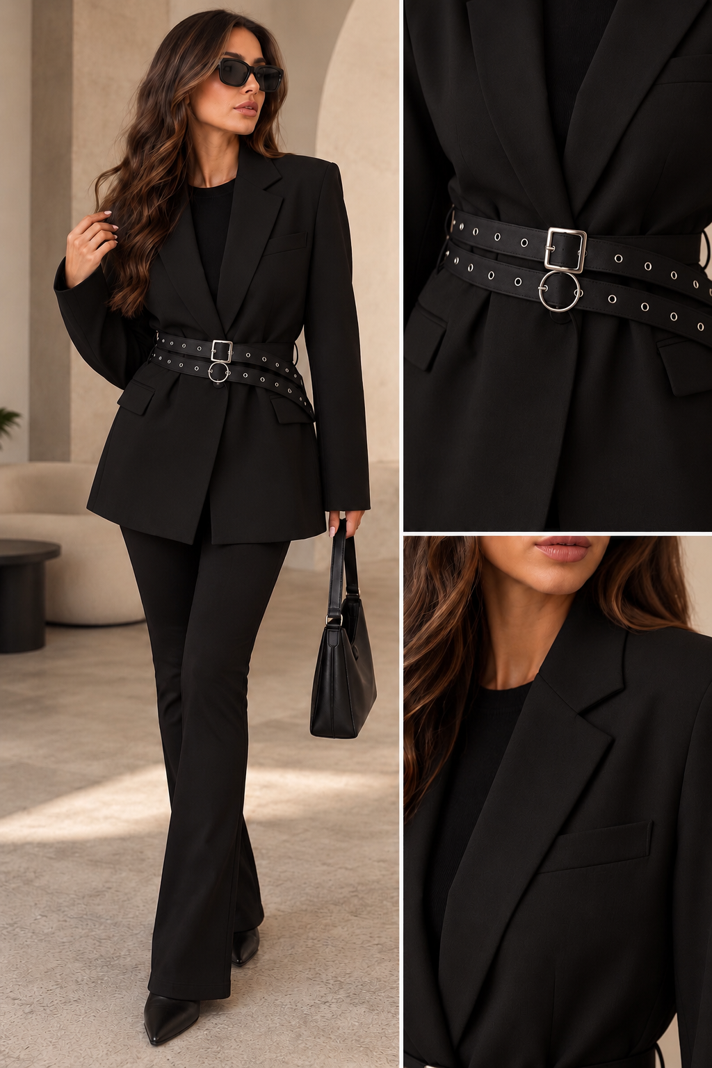 DIXIE | Italian Elegance Blazer - Black