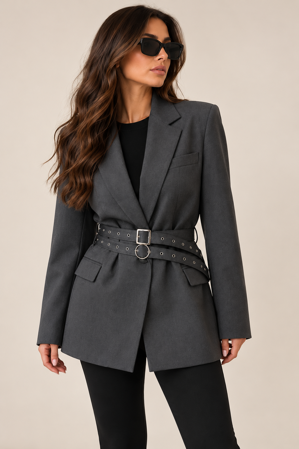 DIXIE | Italian Elegance Blazer - Grey